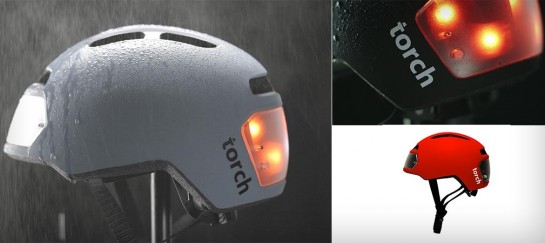 TORCH T2 BIKE HELMET WITH INTEGRATED LIGHTS