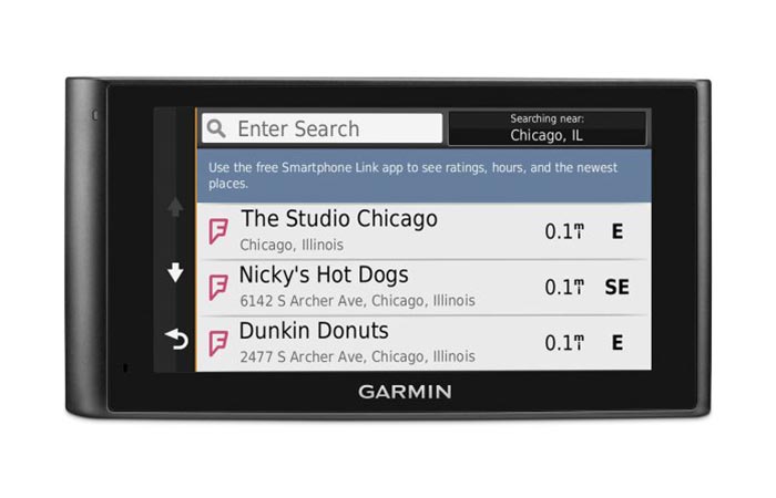 Garmin nüviCam LMTHD navigation features