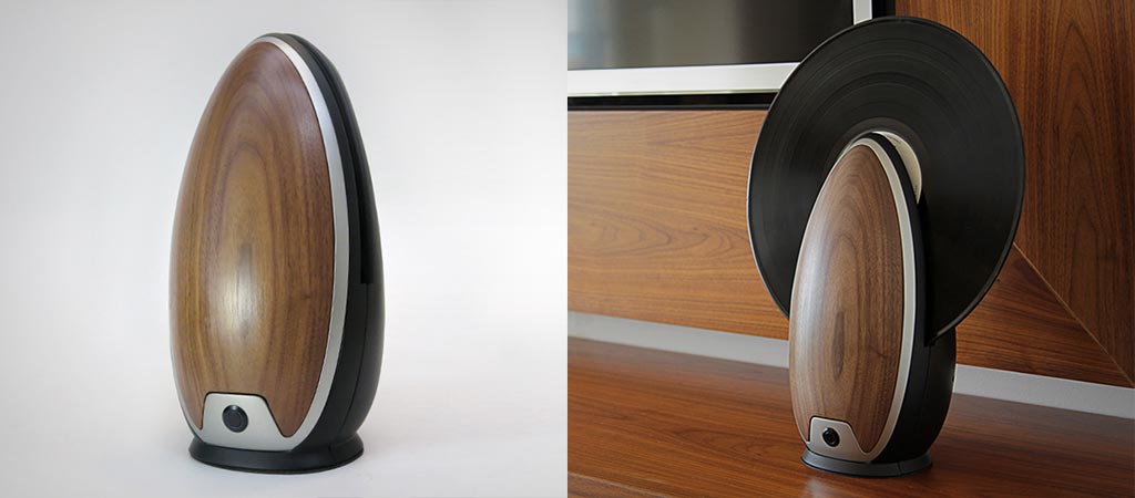 Vertical Record Player | By Roy Harpaz