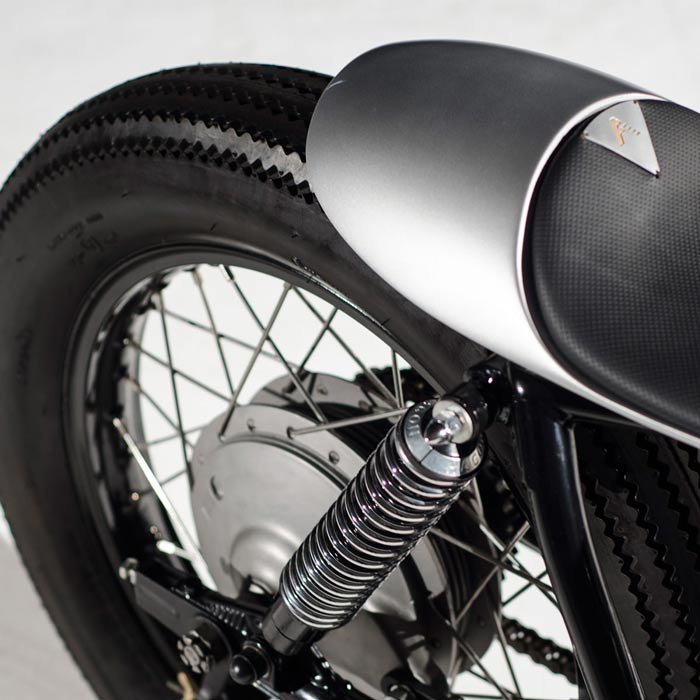 Detailing of the Auto Fabrica Type 6 motorcycle