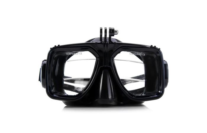 Diving Goggles with GoPro Mount lens