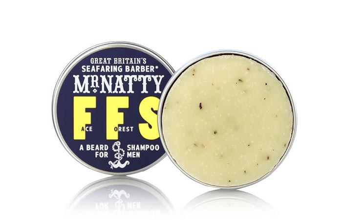 Mr. Natty's Face Forest Soap Beard Shampoo package
