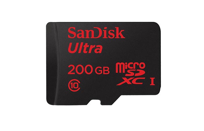 SanDisk Ultra 200GB MicroSD Card capacity
