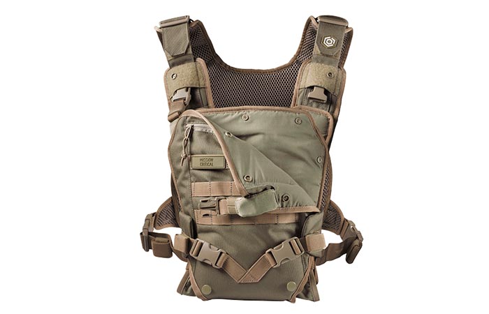 The Mission Critical Baby Carrier colors