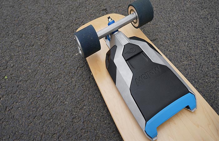Mellow Drive Electric Skateboard On The Ground