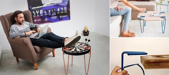 Be-elastic Snap Legs | Creates A Table Out Of Any Flat Surface