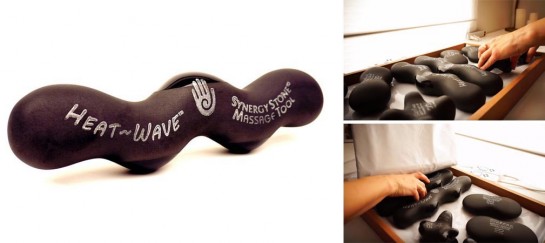 Heat-Wave Synergy Microwaveable Stone Massager