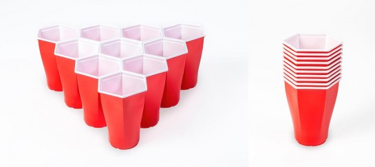 Hexcup | Hexagonal Beer Pong Cups