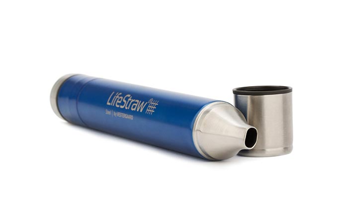 LifeStraw Steel With The Cap Off