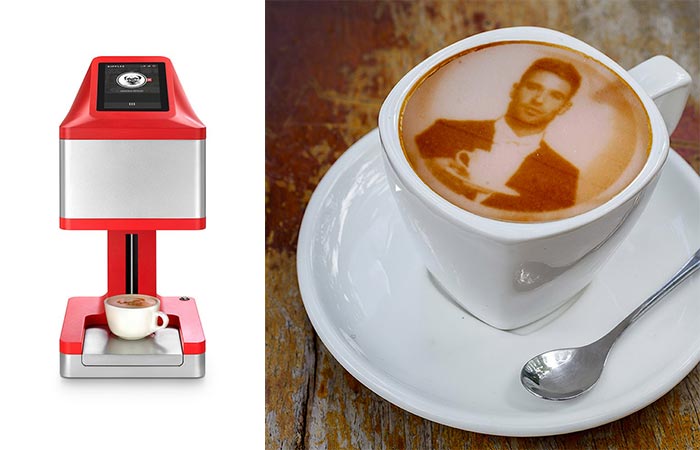 The Ripple Maker Machine And Portrait On Coffee