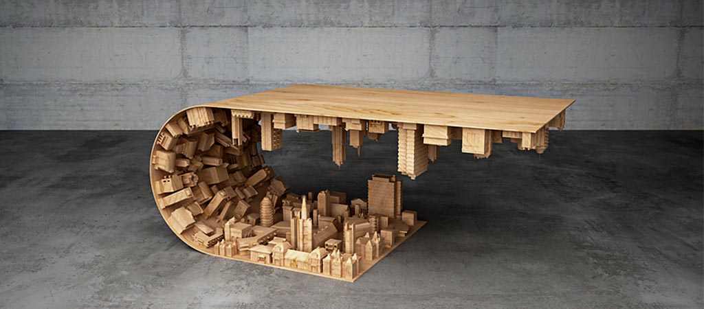 Wave City Coffee Table