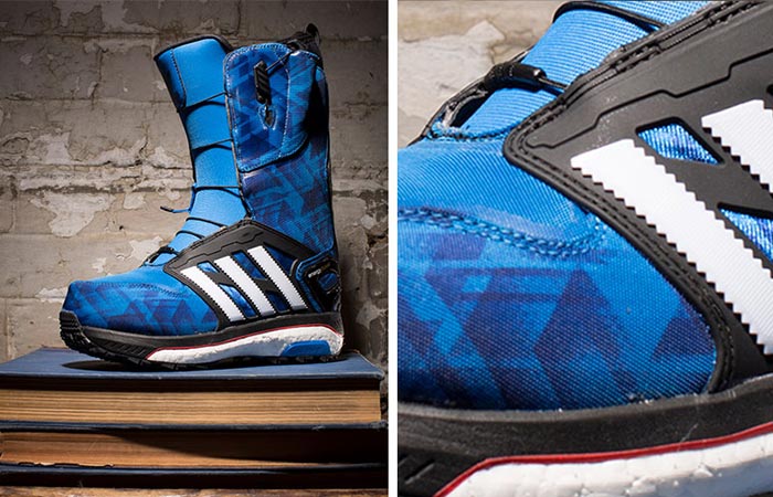 Blue Adidas Energy Boost Boots