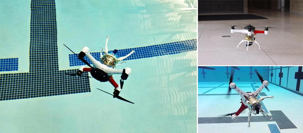Loon Copter - Over and Under Water Drone