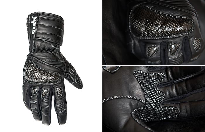 Protect the King Nomad Gauntlet Motorcycle Gloves