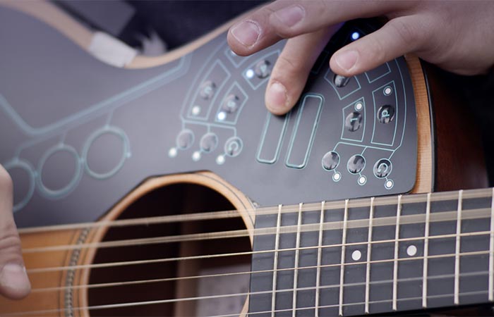 Playing Acoustic Guitar With ACPAD