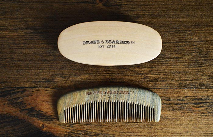 Brave And Bearded Brush And Comb