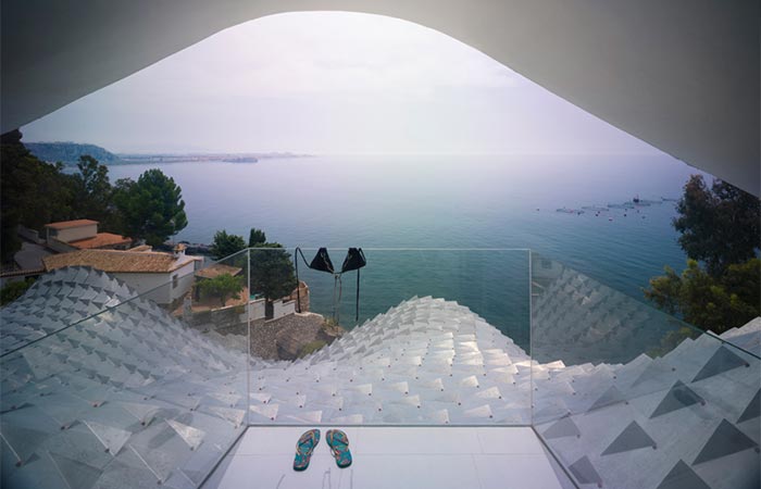 The View On The Sea From The Mediterranean Dragon House