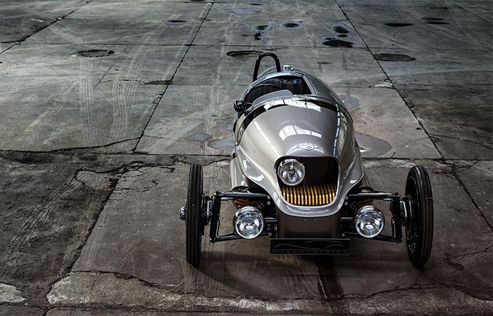 Morgan EV3 Electric Car From The Front