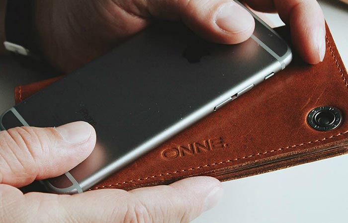 IPhone n The Top Of Leather Wallet By ONNE