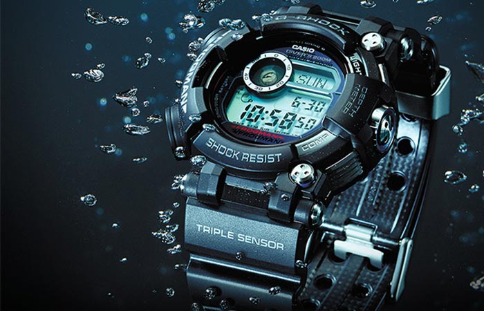 Casio G-Shock Frogman underwater