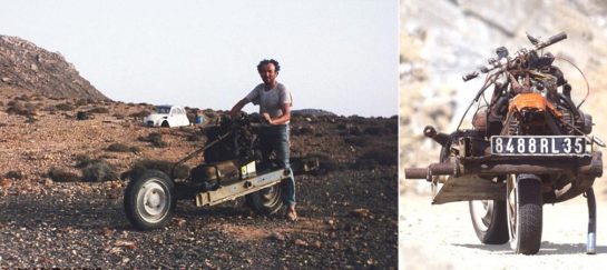 Emile Leray Used Broken Car Parts To Build A Motorcycle And Escape The Desert