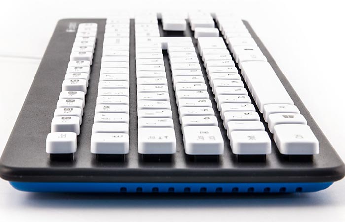 Logitech Washable Keyboard From The Side