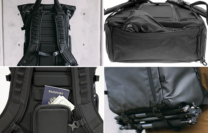 Four Different Features Of PRVKE Travel and DSLR Camera Backpack