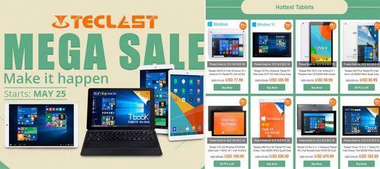 2016 Limited Time Teclast Brand Sale