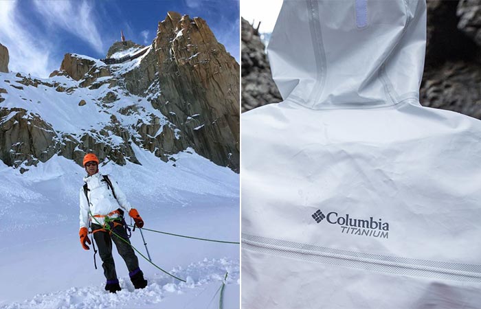 Two Images Of Columbia Outdry Extreme Eco Rain Jacket