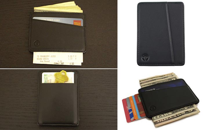 Various shots of the Black Tyni Wallet