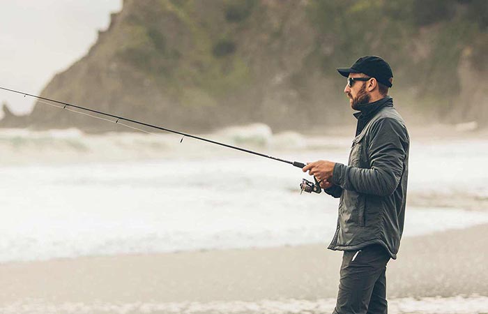 A Guy Fishing In Albion Jacket