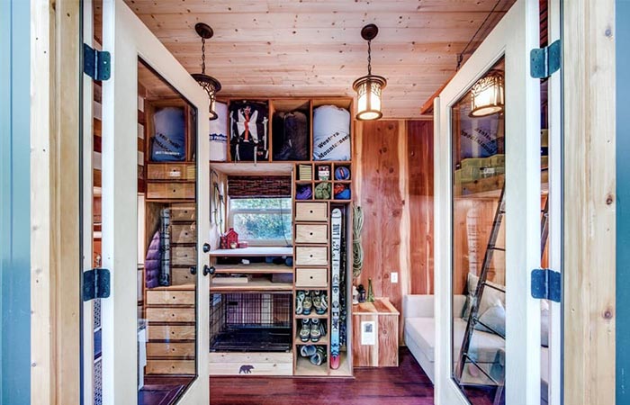 Basecamp Tiny Homes Storage Spaces