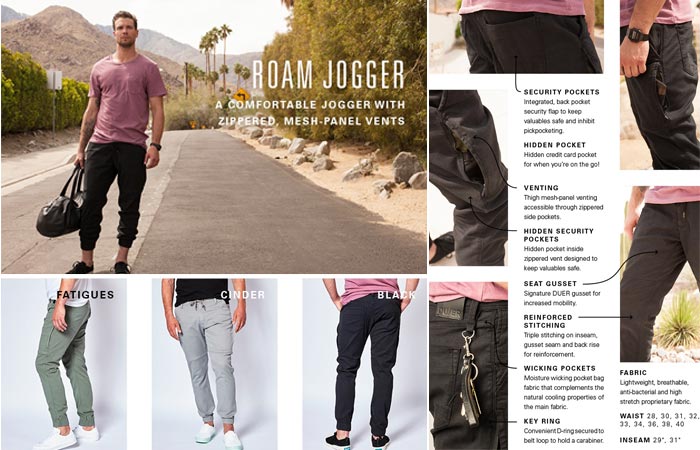 Roam Jogger and features
