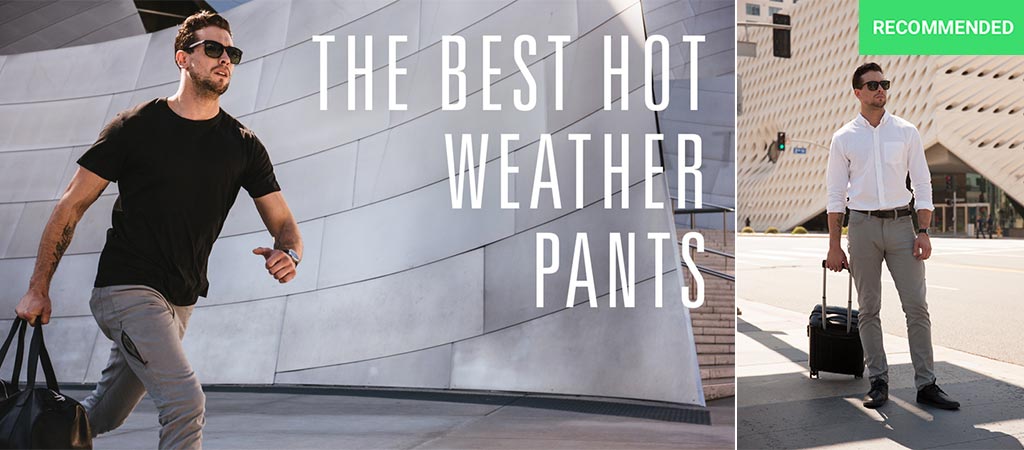 Men wearing the Live Lite hot weather pants