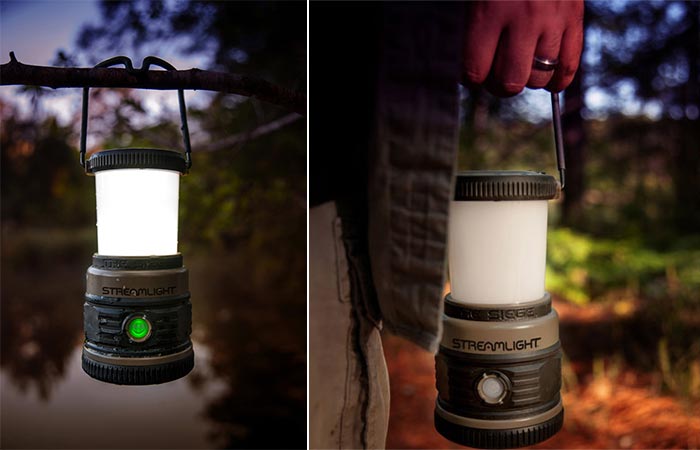 Hanging The Streamlight Siege AA Lantern And Carrying It