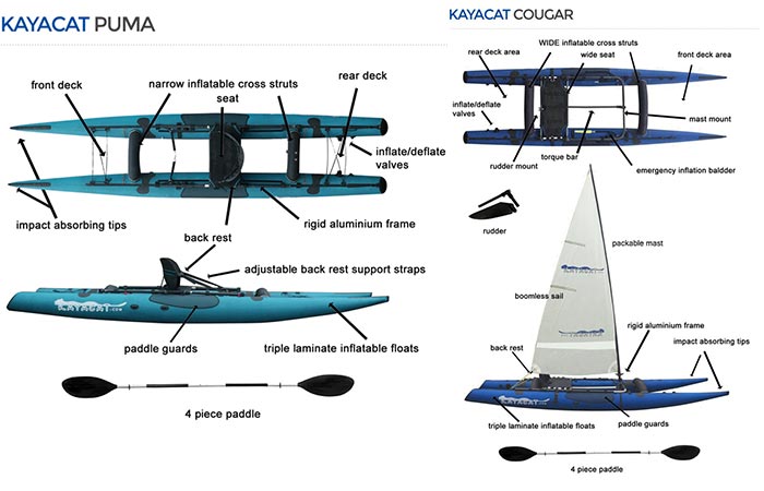 The Puma and The Cougar versions of the Kayacat