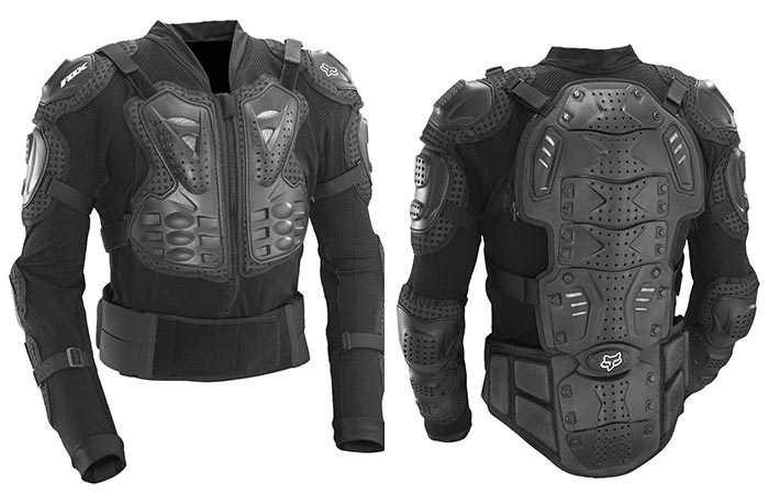Front and back view of the Fox Racing Titan Jacket