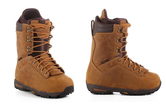 Burton x Danner Snowboard Boot From Two Sides