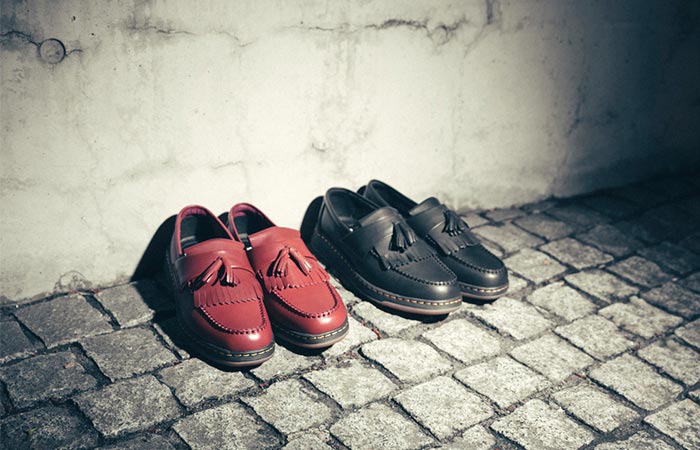 Dr. Martens Lite Edison Shoes Black And Red