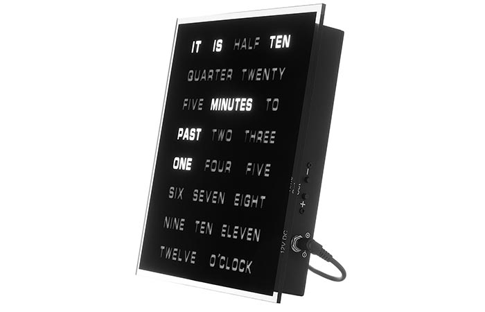 LED World Clock side view