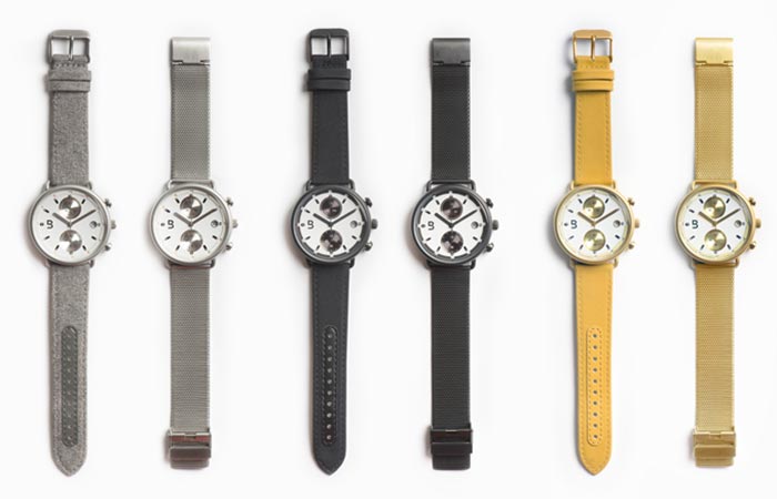Plan B Watches In Three Colors And Two Straps