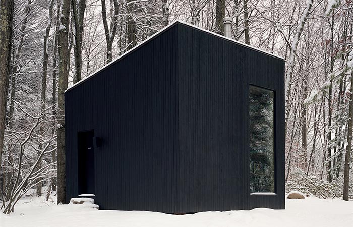 Studio Padron Cabin Surrounded By Snow