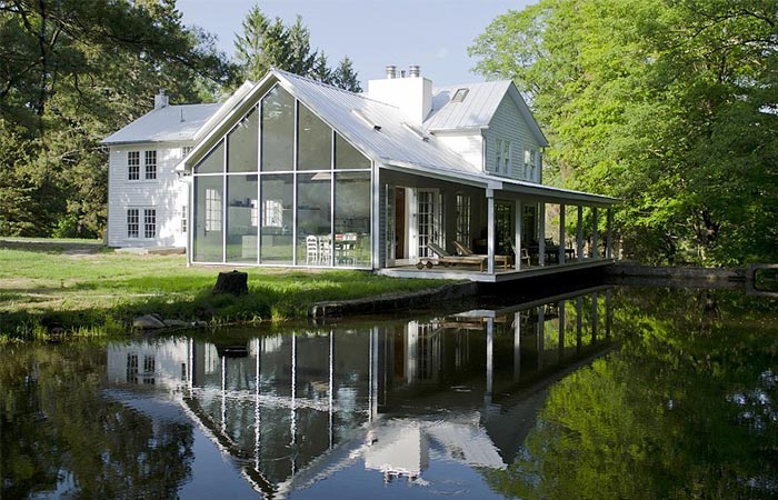 The Floating Farmhouse By Day