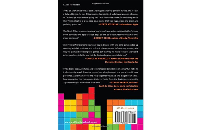 The Tetris Effect back cover