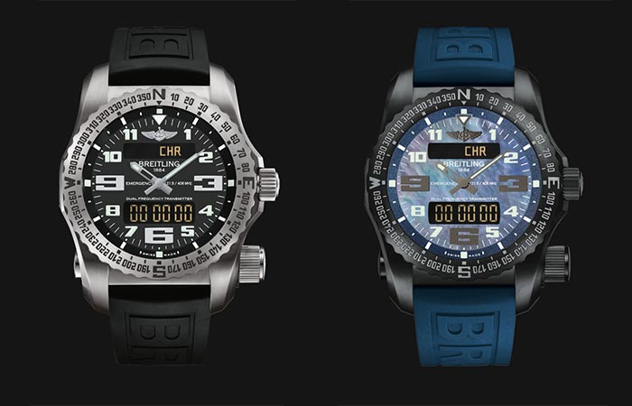 Two different versions in the Breitling Emergency Watch Collection