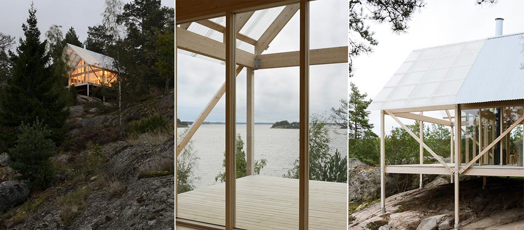 Viggso Cabin Stands On An Island In The Stockholm Archipelago