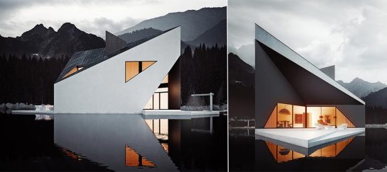 Crown House | A Minimalistic Lake House Project