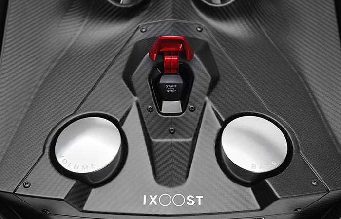 Lamborghini X Ixoost Esavox on button