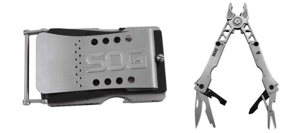 Two different views of the SOG Knives Sync II