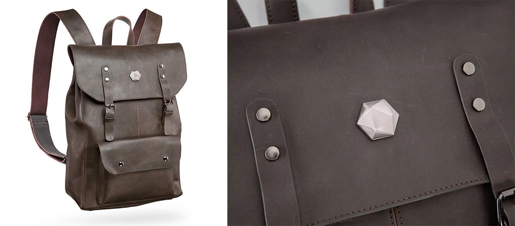Adventurer's Leather Backpack Of Holding